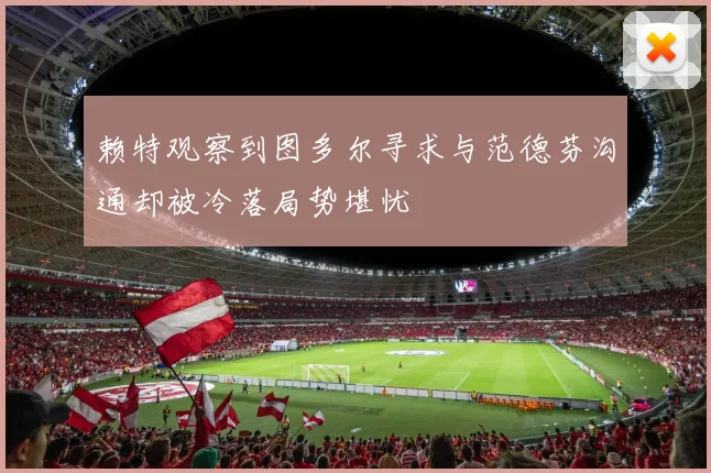 赖特观察到图多尔寻求与范德芬沟通却被冷落局势堪忧